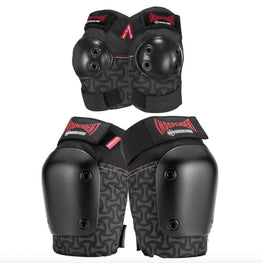 187 x Independent Killer Pads Adult Combo Knee & Elbow Set - Black
