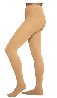 ChloeNoel Adult Footed Ice Skating Tights TF8830 - Light Tan