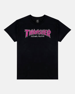 Thrasher Brick T-Shirt - Black