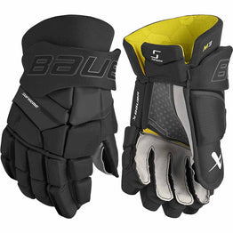 Bauer Supreme M3 Ice Hockey Gloves Black -  Junior to Intermediate