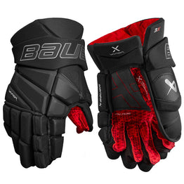 Bauer Vapor 3X Intermediate  Hockey Gloves - Black