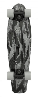 D-Street 27 Inch Cruiser Skateboard - Black Camo