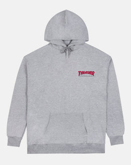 Thrasher Little Outline Hoody - Grey