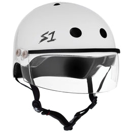 S1 Lifer Helmets inc Visor - White Gloss