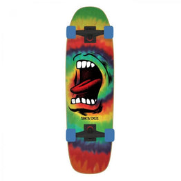 Santa Cruzer Screaming Mouth Complete Cruiser - Tie Dye