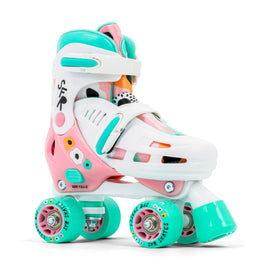 SFR Storm V Adjustable Quad Skates - Flower