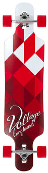 Voltage DT Longboard - White/Red