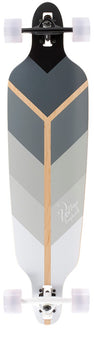 Voltage Directional Drop Through Longboard Grey / White