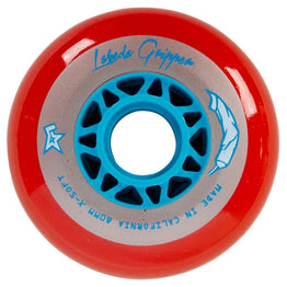 Labeda Gripper Hockey Wheels -  X Soft Red / Silver (Pack of 4)