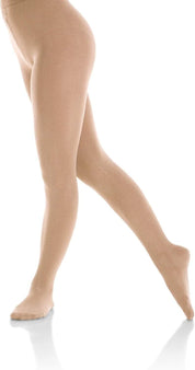 Mondor Naturals Adult Footed Ice Skating Tights 3371 - Light Tan