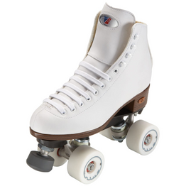 Riedell 111 Angel Artistic Quad Roller Skates - White