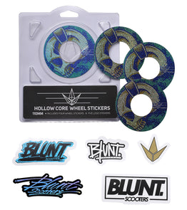 Blunt Envy 110mm Replacement Wheel Graphics - Skull Phones