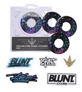 Blunt Envy 110mm Replacement Wheel Graphics - Splatter