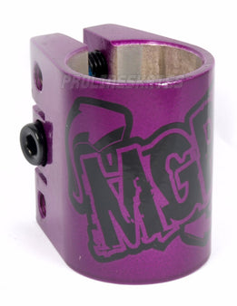 Madd MGP Scooter Triple Collar Clamp - Purple