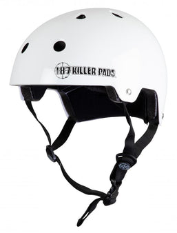 187 Killer Pads Certified Helmet - White