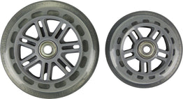 JD Bug Junior Scooter Wheels inc Bearings - Clear 120mm/100mm