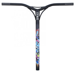 Sacrifice Sacci Graffiti Scooter Bars - Black 600mm Ex display