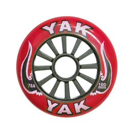 Yak Classic 100mm Red / Black High Performance Scooter Wheel
