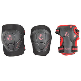 Zycom Childs Protective Triple Pad Set - Black Red