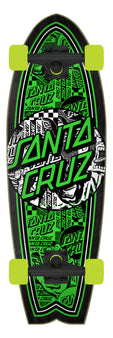 Santa Cruz Flier Collage Dot Shark Skate Cruiser - 27.7"