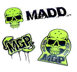 Madd Gear MGP Green Triple Sticker Pack