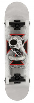 Birdhouse Stage 3 - Hawk Skull  - Complete Skateboard - Chrome Silver Foil