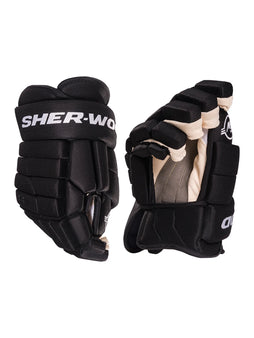 Sherwood BPM 090 Pro Stock Hockey Gloves - Black