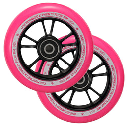 Blunt 100mm Scooter Wheels - Black / Pink
