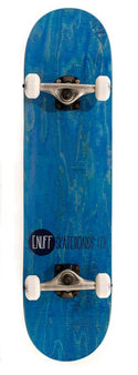 Enuff Logo Stain Skateboard - Blue 8"