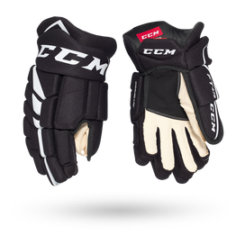 CCM FT 475 Gloves - Senior Black White