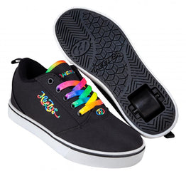 Heelys Pro 20 Shoes - Black/Rainbow/Cursive