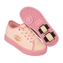 Heelys Classic X2 Shoes - Pink/Rose Gold Canvas