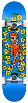 Krooked OG Sweatpants Complete Skateboard - 7.75" - Blue/Yellow