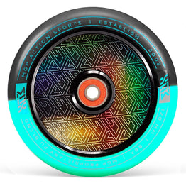Madd MFX Corrupt 120mm Scooter Wheels - Black / Teal