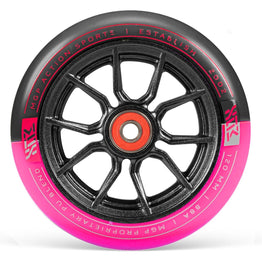 Madd MFX AR120 Dual Urethane Syndicate 120mm Scooter Wheels - Black / Pink