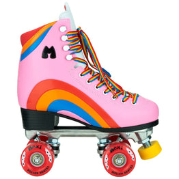Moxi Rainbow Rider Roller Skates - Bubblegum Pink
