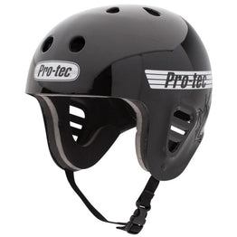 Pro-Tec Full Cut Water Sports Helmet - Gloss Black (With Mount Clip)