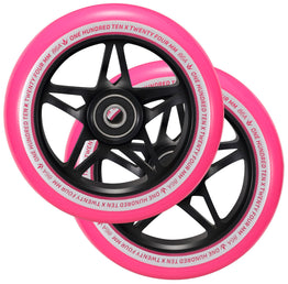 Blunt S3 110mm Scooter Wheels - Black / Pink (Pair)