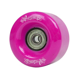 Luscious Retro Roller Skate / Quad Wheels - Pink (Set of 4 Incl. Bearings)