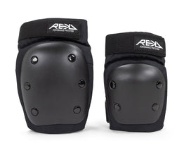 REKD Youth Heavy Duty Double Pad Set - Black/Black