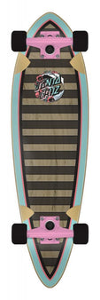 Santa Cruz Wave Dot Splice Pintail Cruzer Skateboard