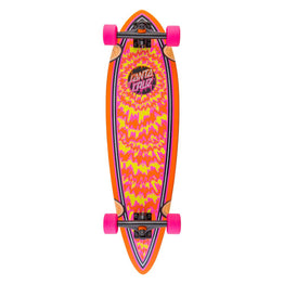 Santa Cruz Toxic Dot Pintail Cruzer Skateboard 33"