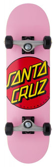 Santa Cruz Classic Dot Micro Complete Skateboard 7.5" - Pink