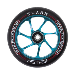 Slamm Astro 110mm Alloy Core Scooter Wheel - Blue