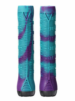 Blunt V2 Handlebar Grips - Teal/Purple