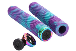 Blunt Will Scott Scooter Handle Bar Grips - Purple/Teal