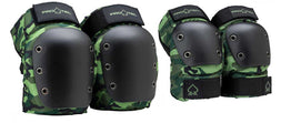 Pro-Tec Street Knee & Elbow Pad Set - Camo Green