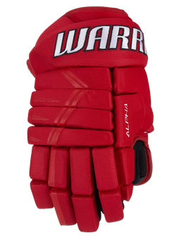 Warrior Alpha DX 3 Senior Hockey Gloves - Red