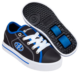 Heelys Classic X2 Shoes - Black/White/Blue