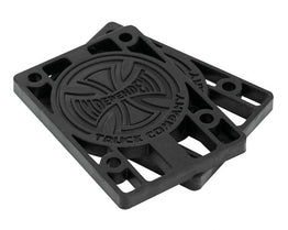 Indy Skateboard Riser Pads 1/4" Black